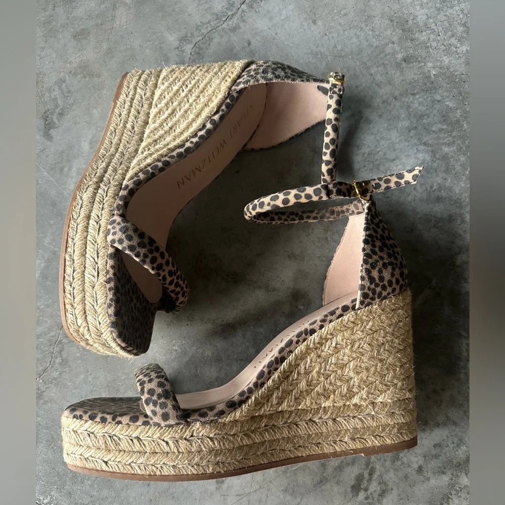 Stuart Weitzman Floria Wedge Sandals
